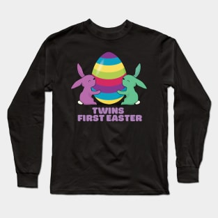 Baby Twins First Easter Long Sleeve T-Shirt